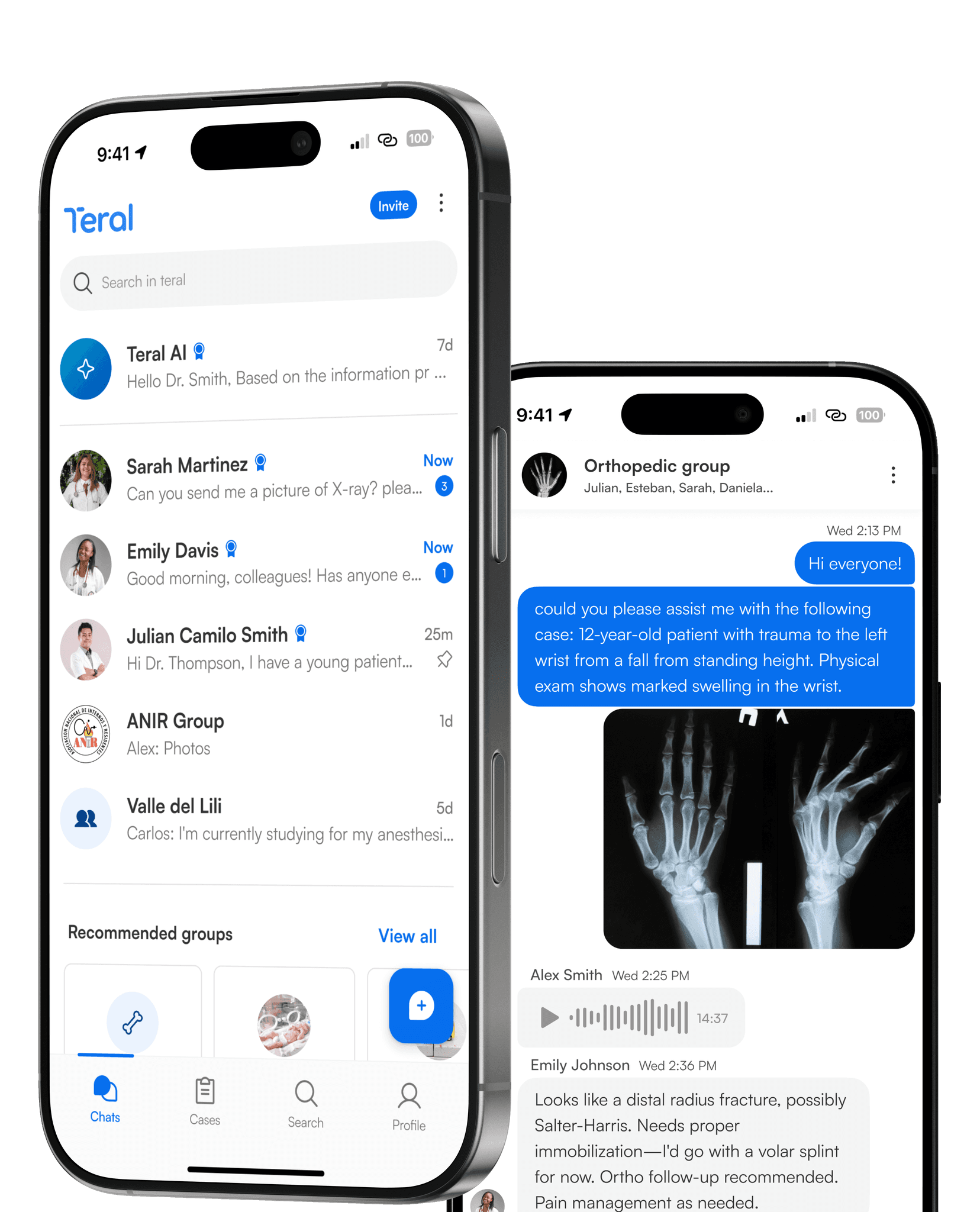 Teral app — caso clínico